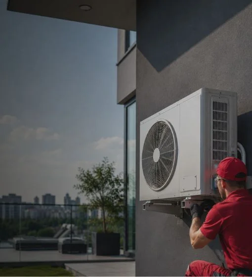 Montage und Service einer Klimaanlage