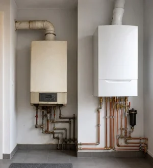 Austausch einer Gastherme